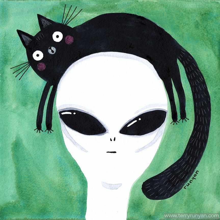 Alien Cat Hat!-Terry Runyan Creative