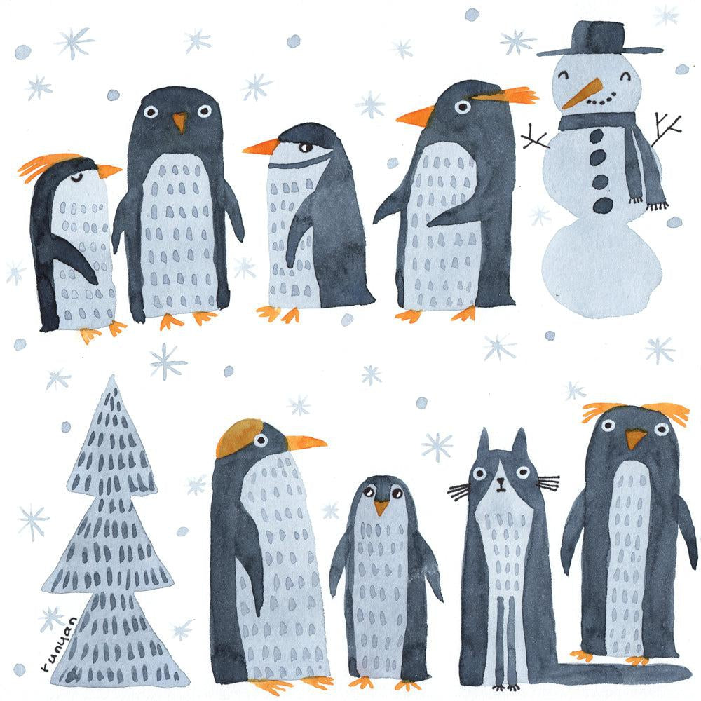 Penguin Types!-Terry Runyan Creative
