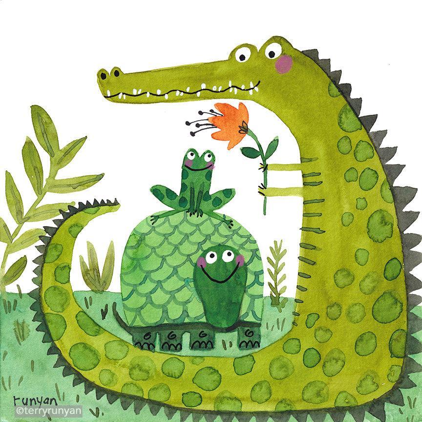 Friends in Green! – Terry Runyan Creative