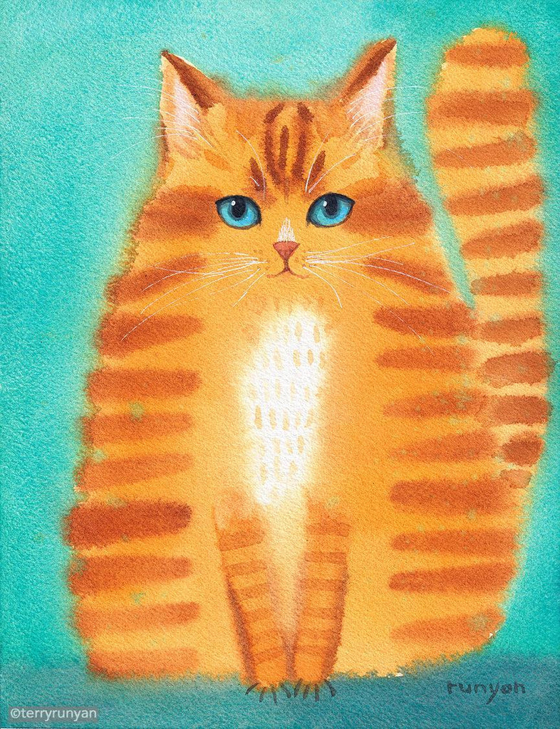 Ginger Floof 2! Happy #caturday-Terry Runyan Creative