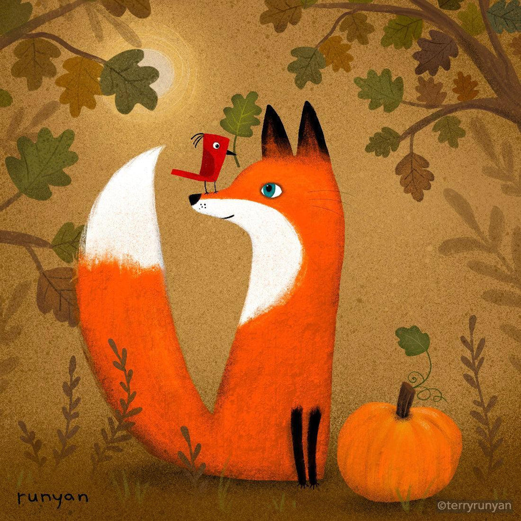 Fall Fox!-Terry Runyan Creative