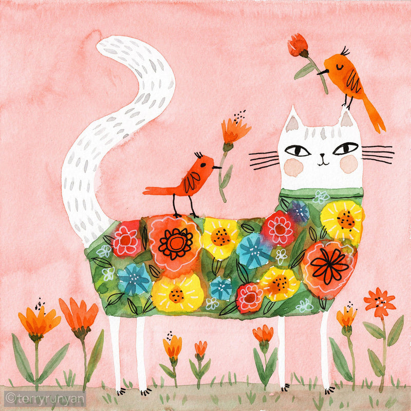 SPRING SWEATER Canvas Print-Canvas Prints-Terry Runyan Creative-Terry Runyan Creative