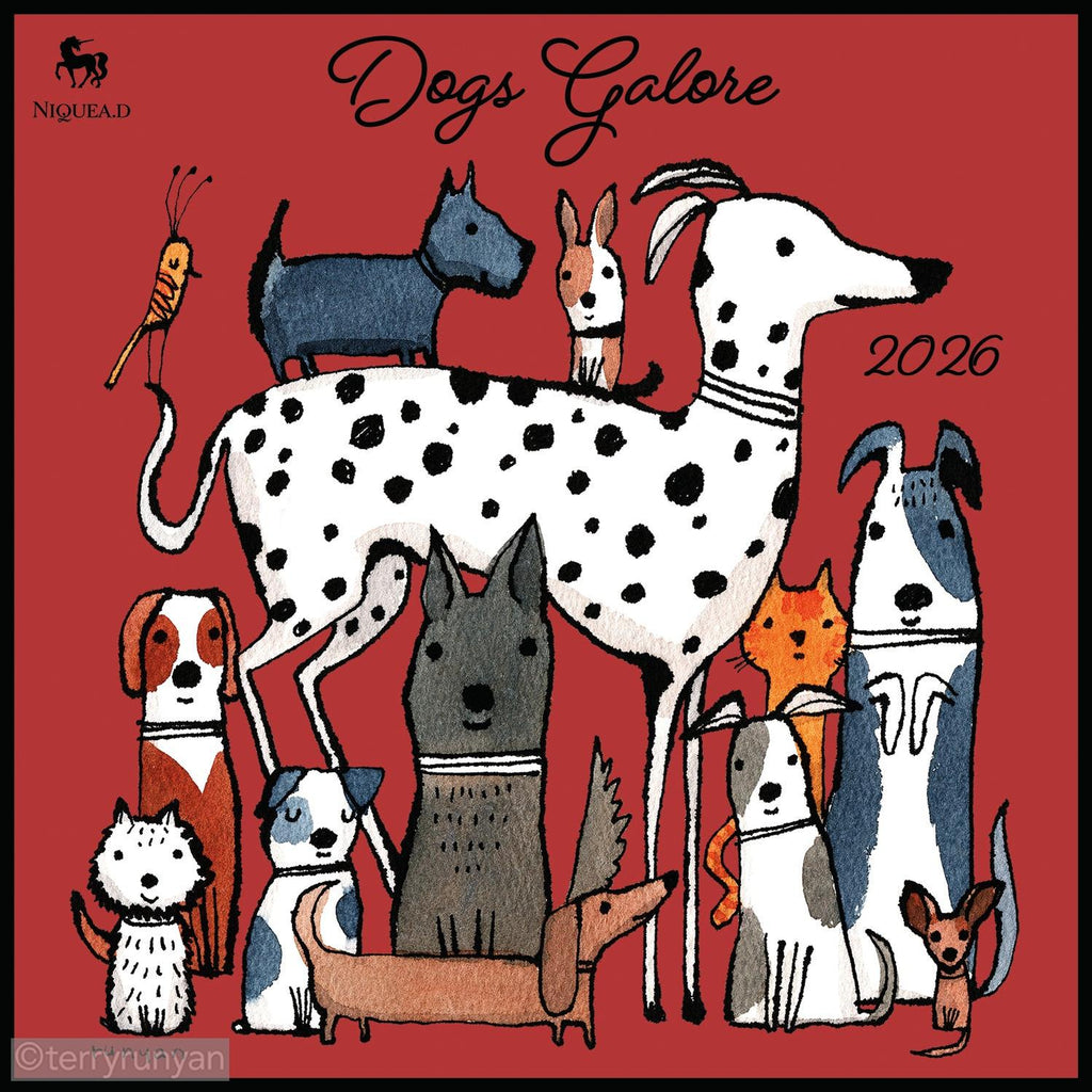 2026 DOGS GALORE WALL CALENDAR-Calendar-Terry Runyan Creative-Terry Runyan Creative