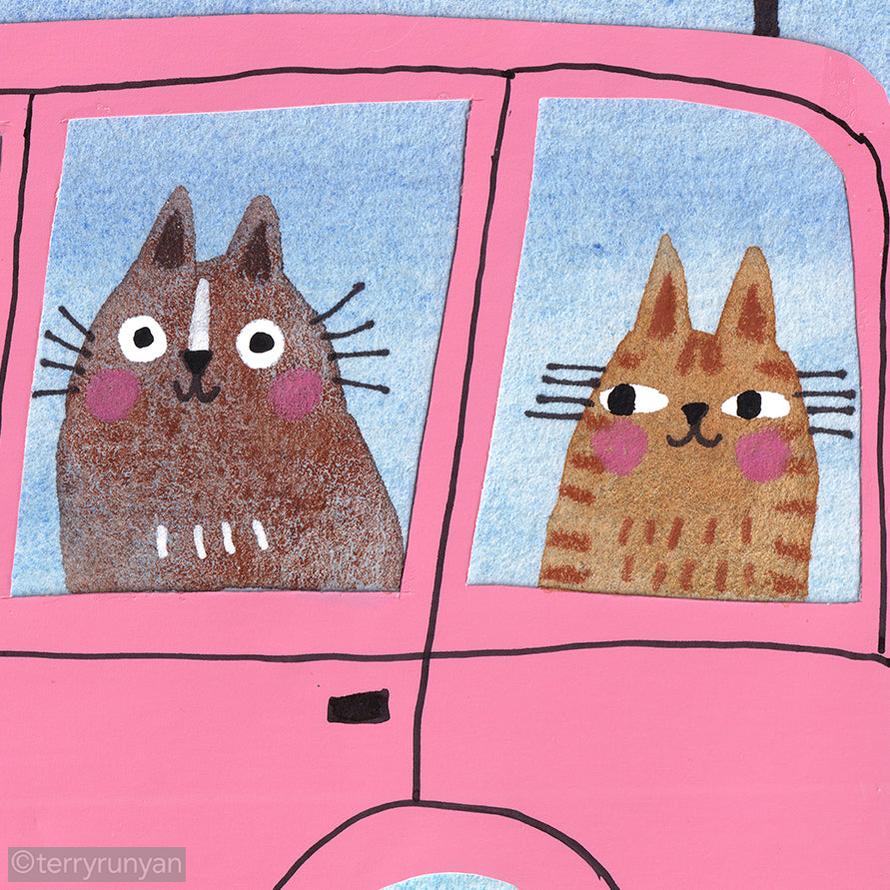 GROUP DAY TRIP-Original Artwork-Terry Runyan Creative-Terry Runyan Creative