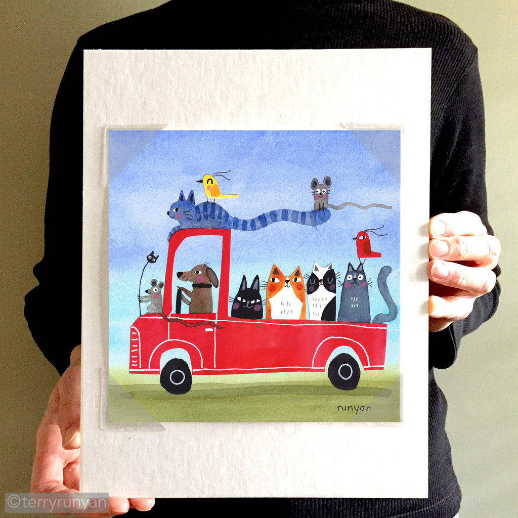 ON OUR WAY-Original Artwork-Terry Runyan Creative-Terry Runyan Creative