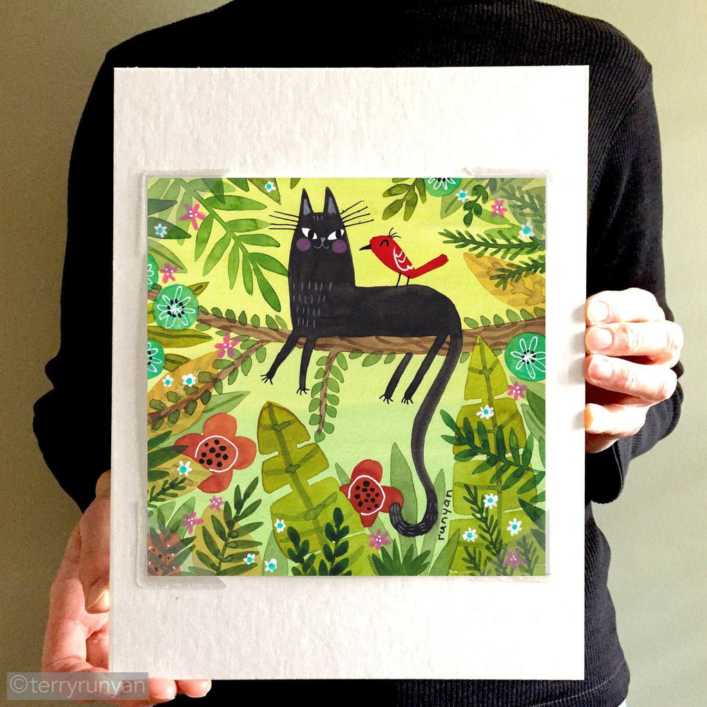RAINFOREST GARDEN-Original Artwork-Terry Runyan Creative-Terry Runyan Creative