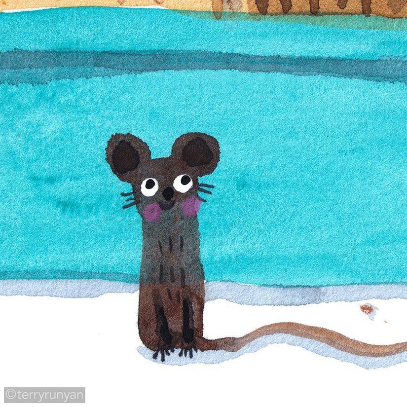 LITTER BOX ARTIST-Original Artwork-Terry Runyan Creative-Terry Runyan Creative