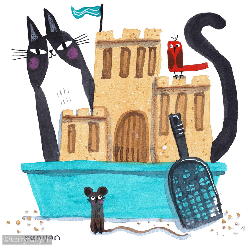 LITTER BOX ARTIST-Original Artwork-Terry Runyan Creative-Terry Runyan Creative