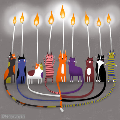 MENORAH Art Print-Art Print-Terry Runyan Creative-Terry Runyan Creative