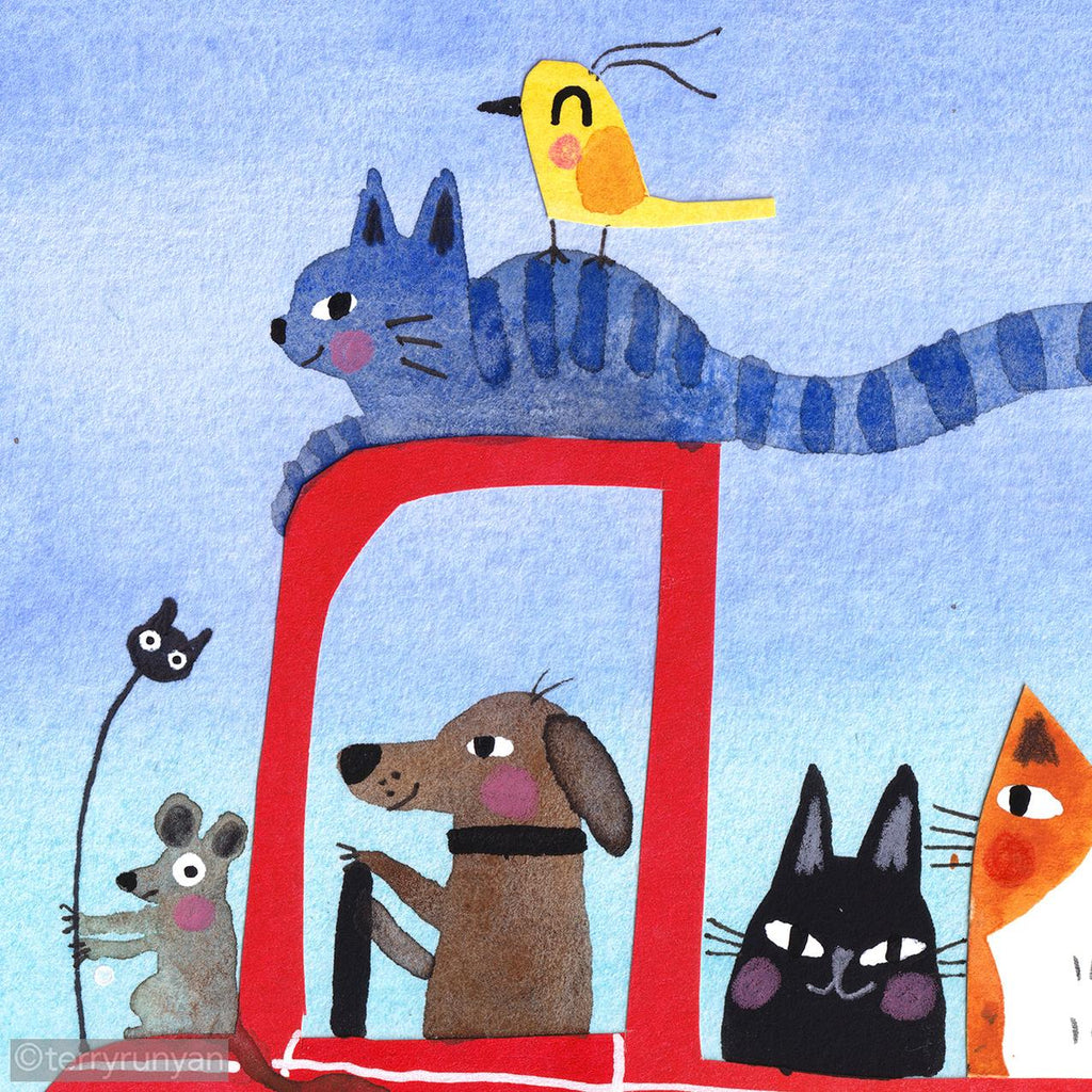 ON OUR WAY-Original Artwork-Terry Runyan Creative-Terry Runyan Creative