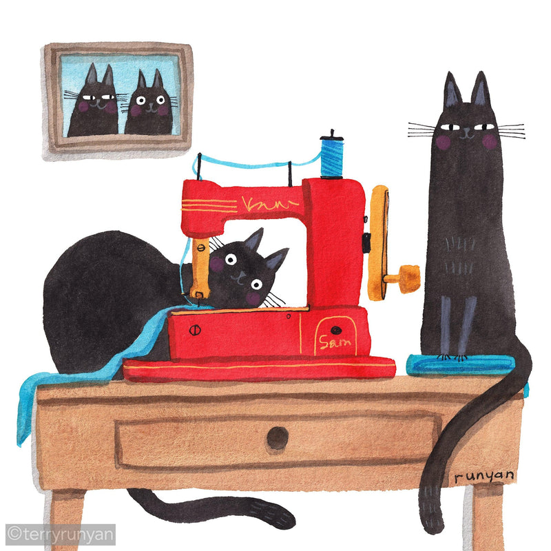 SEW BE IT Art Print-Art Print-Terry Runyan Creative-Terry Runyan Creative