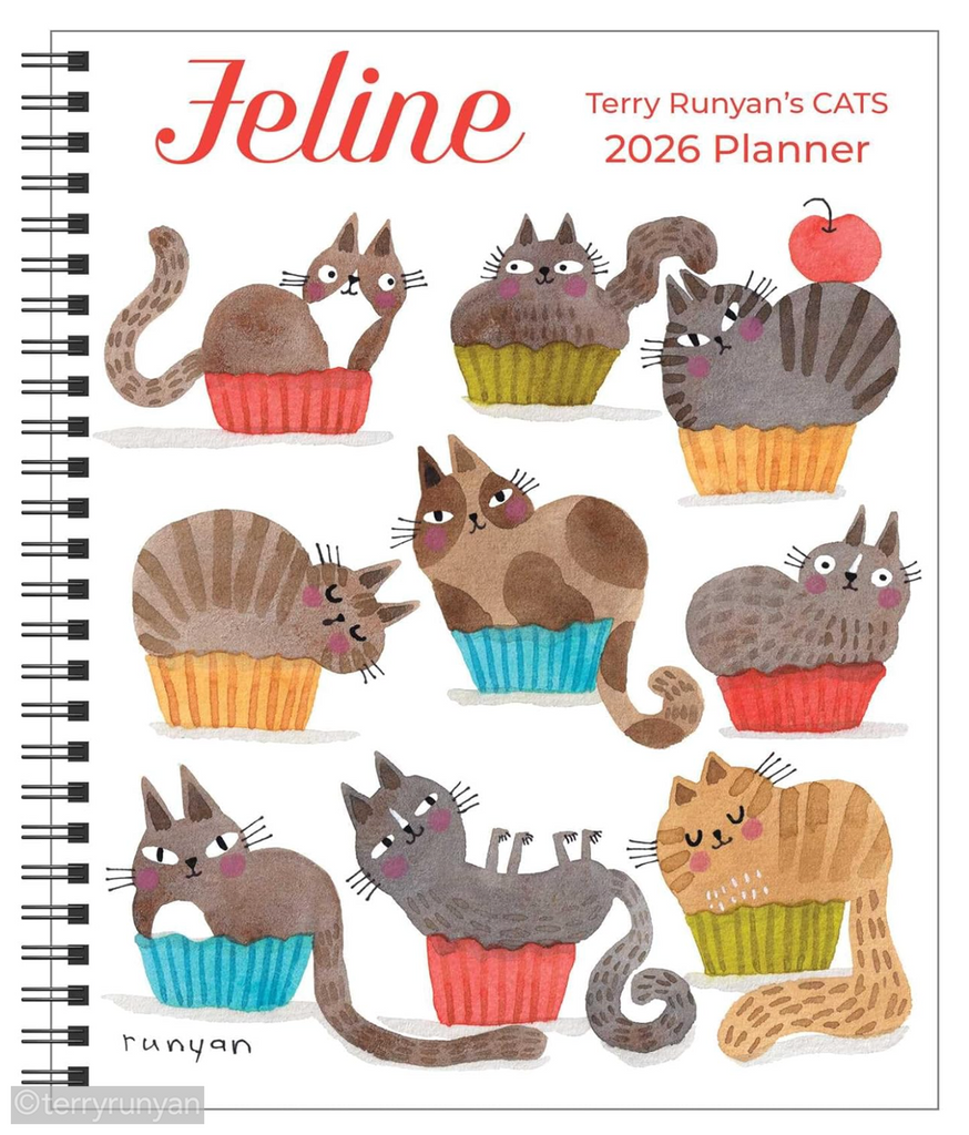2026 Feline Planner Calendar-Calendar-Terry Runyan Creative-Terry Runyan Creative