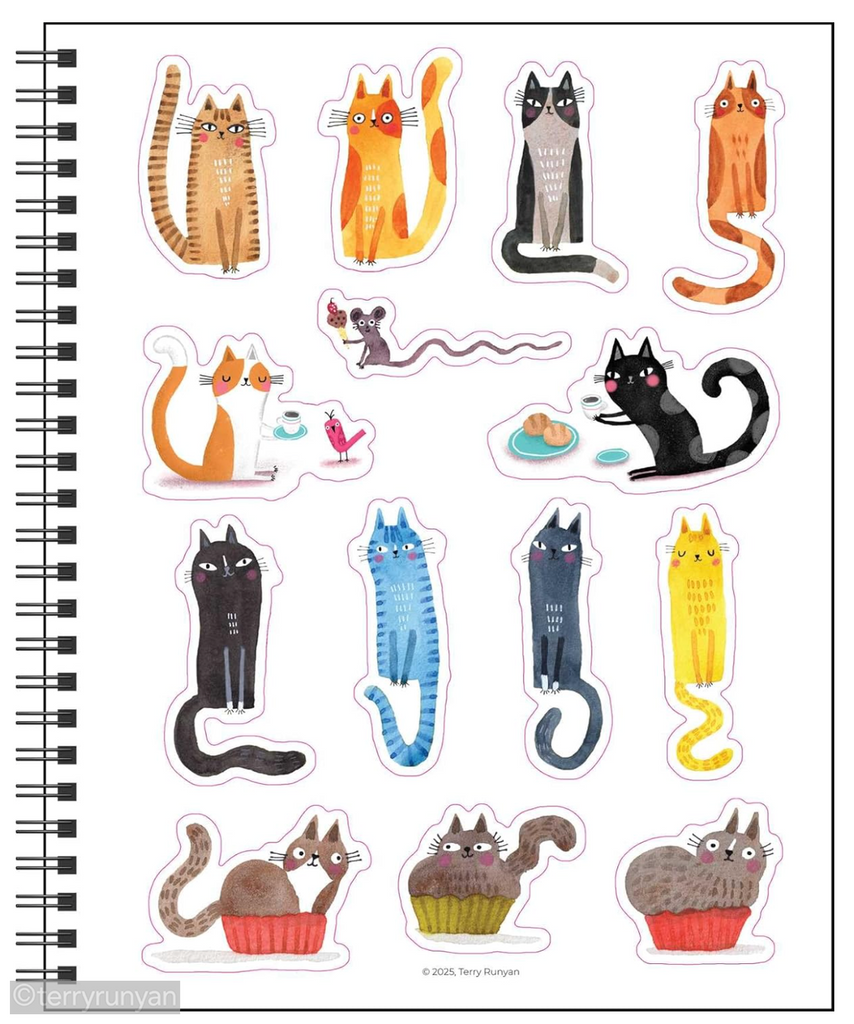 2026 Feline Planner Calendar-Calendar-Terry Runyan Creative-Terry Runyan Creative