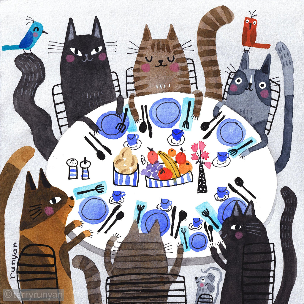TABLEWARE-Original Artwork-Terry Runyan Creative-Terry Runyan Creative