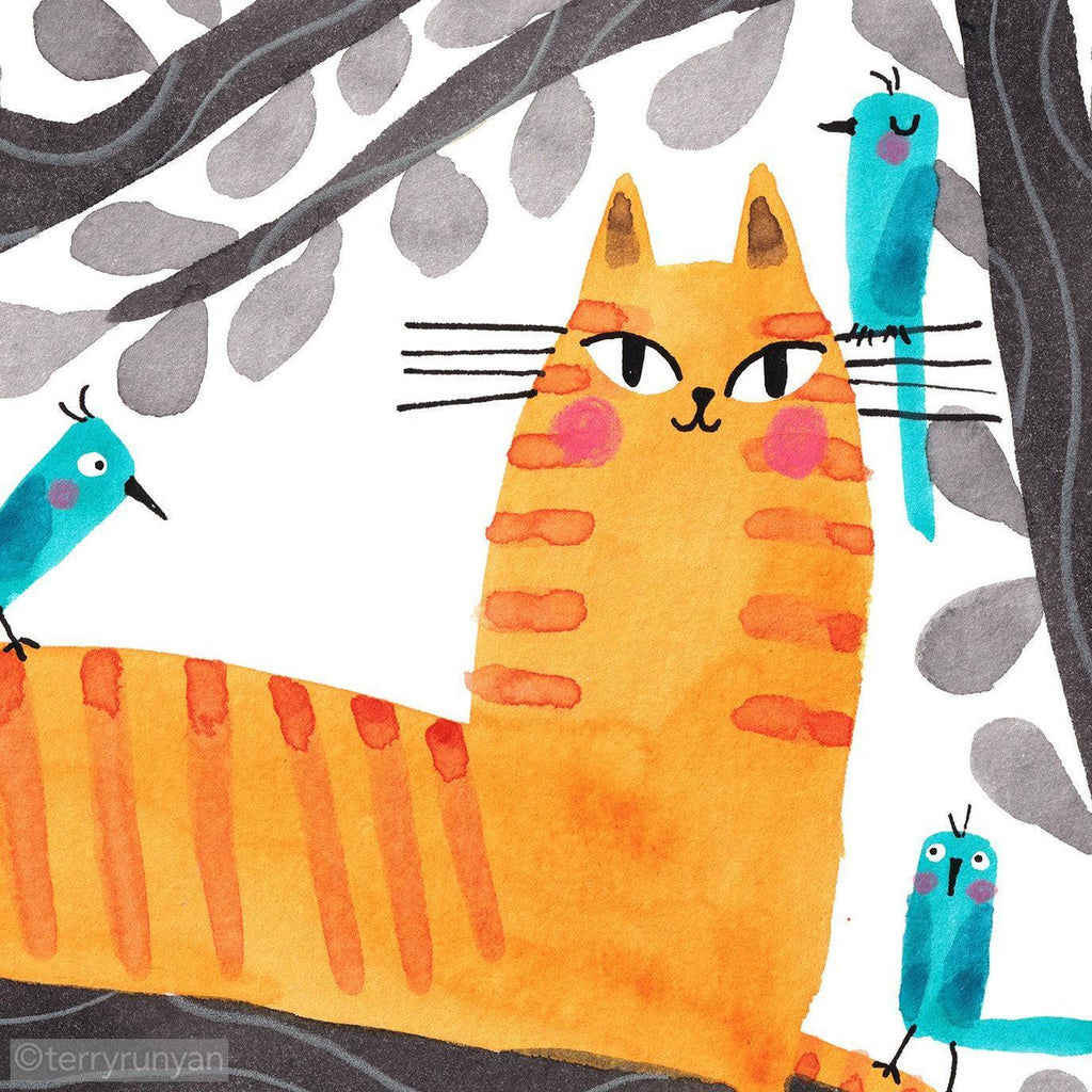 TREE FRIENDS-Original Artwork-Terry Runyan Creative-Terry Runyan Creative