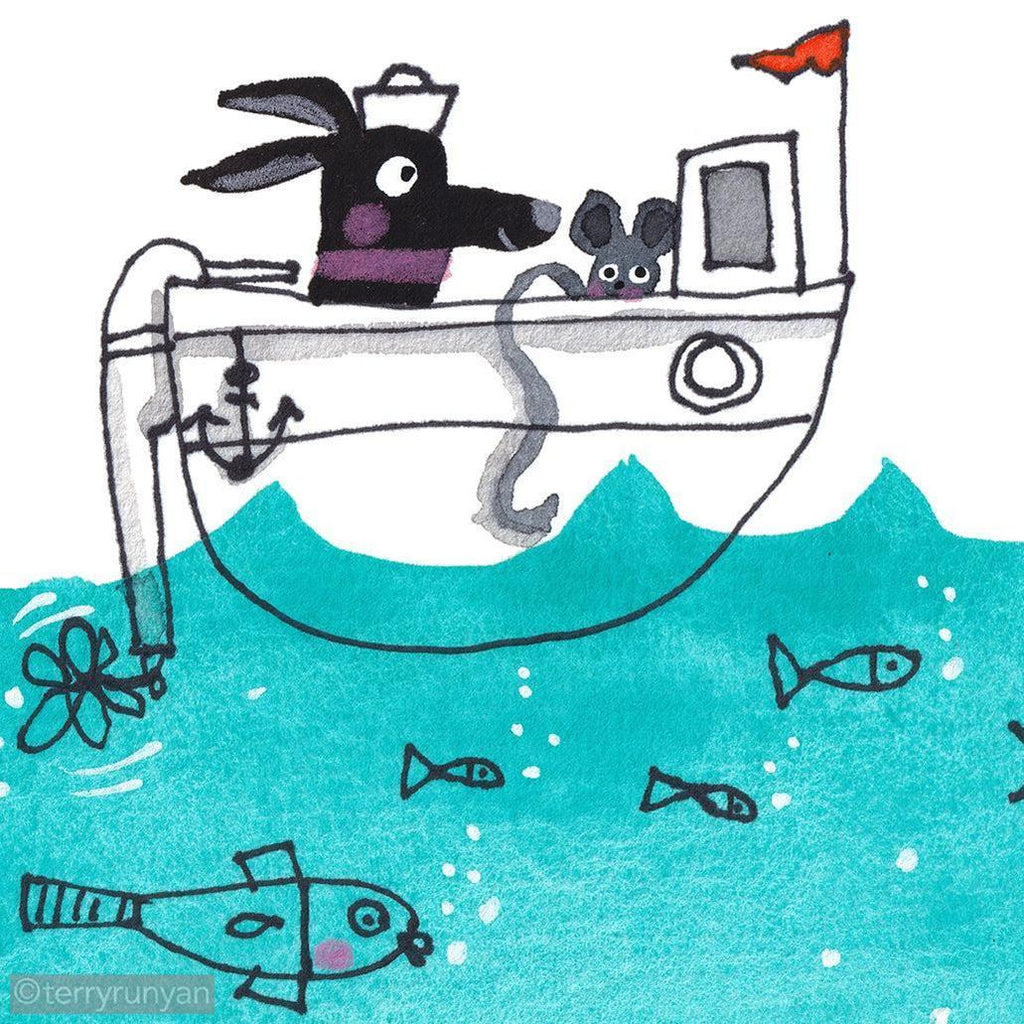 UNDER THE SEA-Original Artwork-Terry Runyan Creative-Terry Runyan Creative