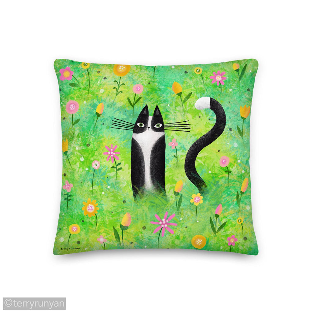 SPRING FOCUS Premium Pillow-Throw Pillows-Terry Runyan Creative-Terry Runyan Creative