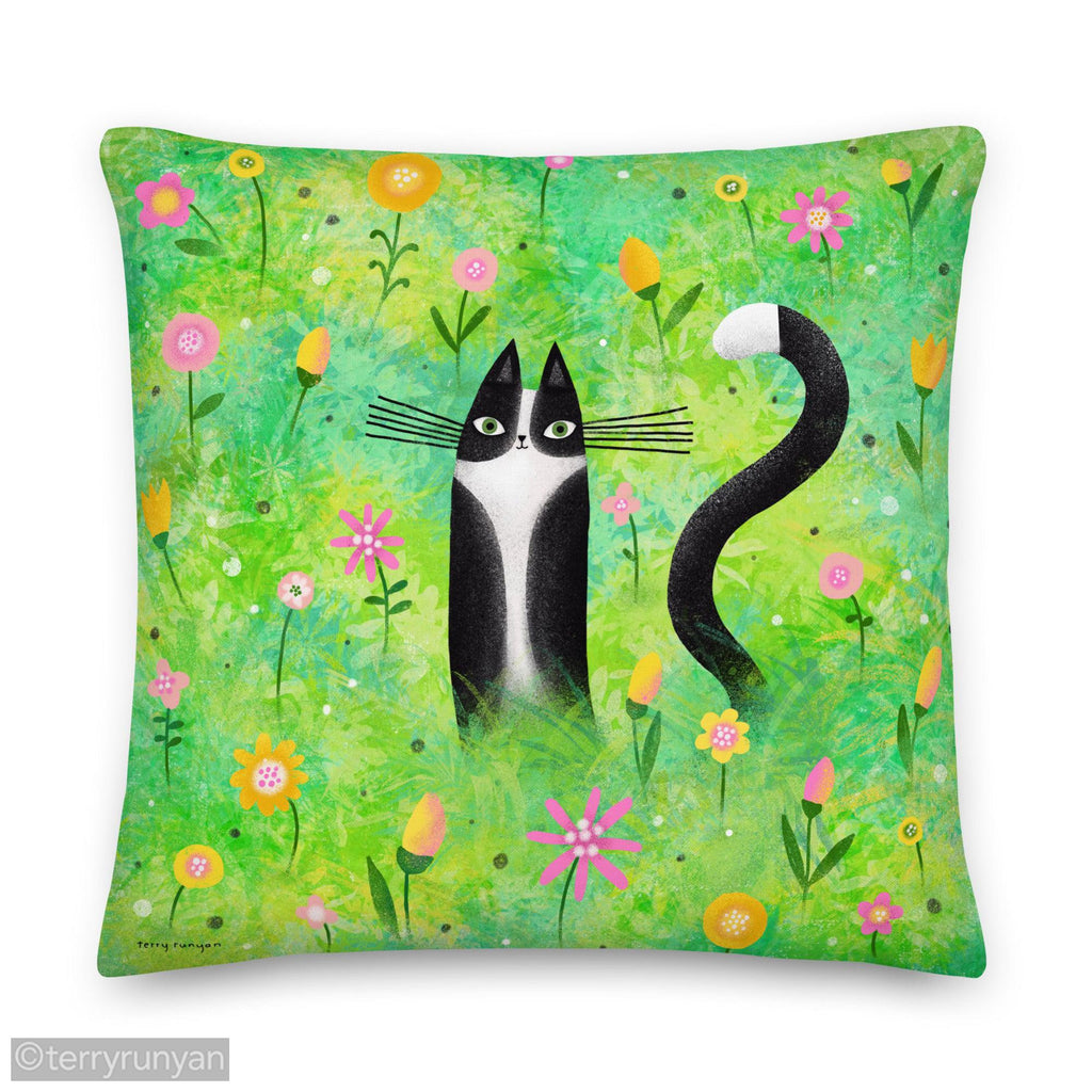 SPRING FOCUS Premium Pillow-Throw Pillows-Terry Runyan Creative-Terry Runyan Creative