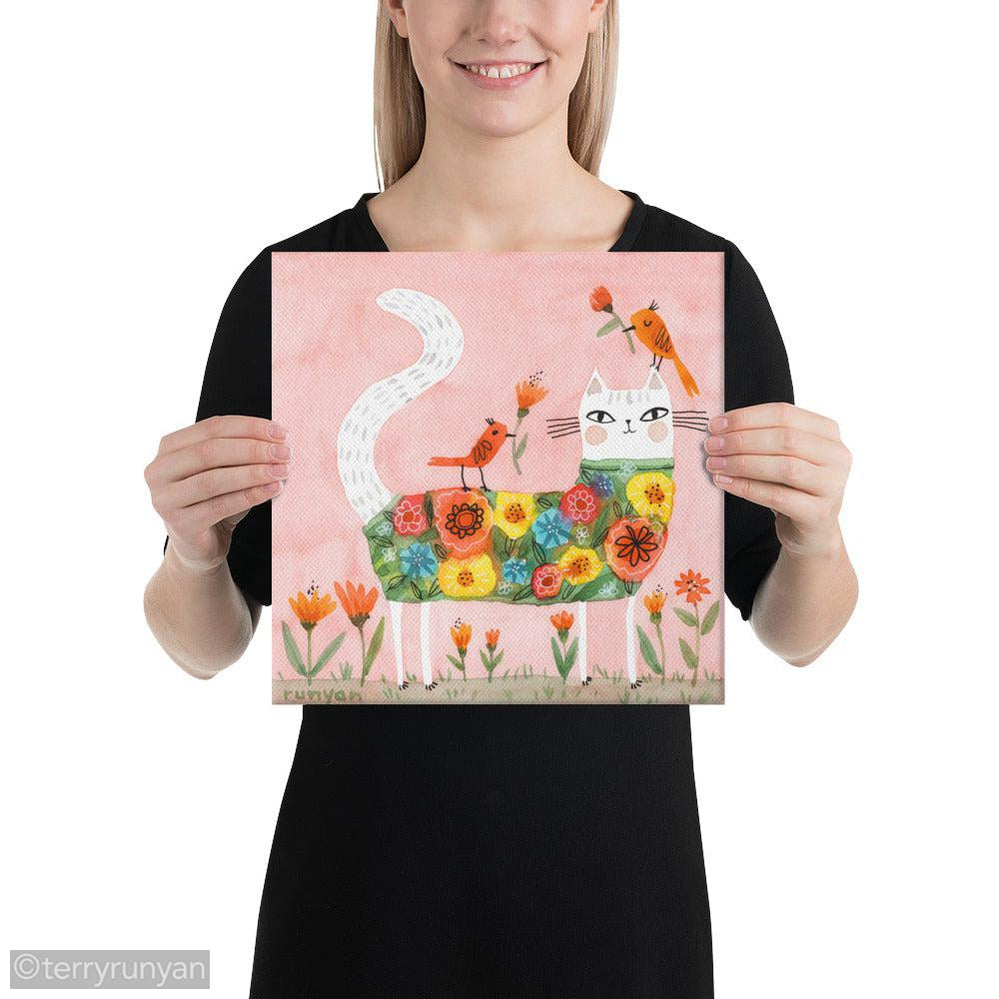 SPRING SWEATER Canvas Print-Canvas Prints-Terry Runyan Creative-Terry Runyan Creative