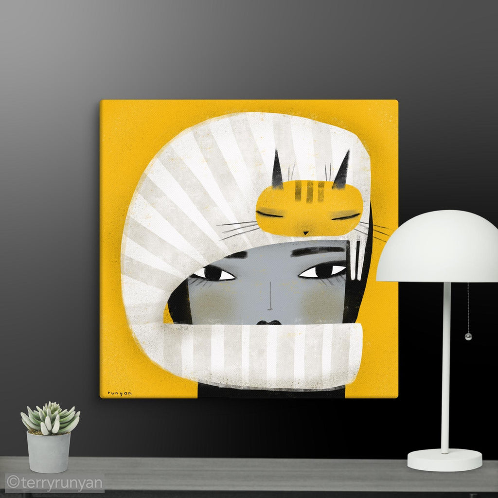 HAT SCARF COMBO CANVAS-Canvas Prints-Terry Runyan Creative-Terry Runyan Creative