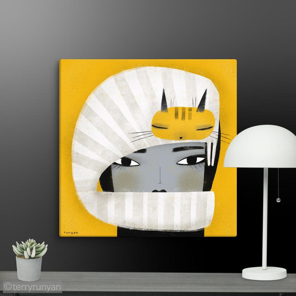 HAT SCARF COMBO CANVAS-Canvas Prints-Terry Runyan Creative-Terry Runyan Creative