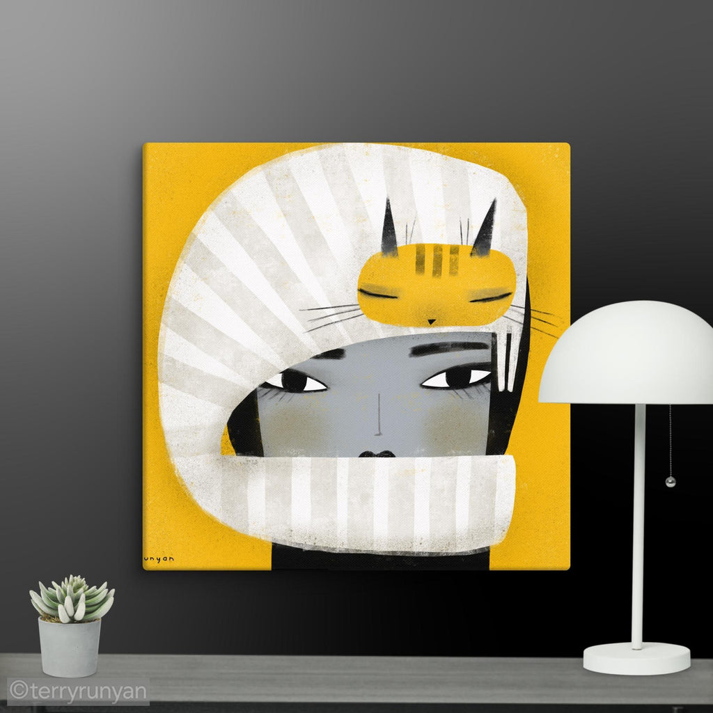 HAT SCARF COMBO CANVAS-Canvas Prints-Terry Runyan Creative-Terry Runyan Creative