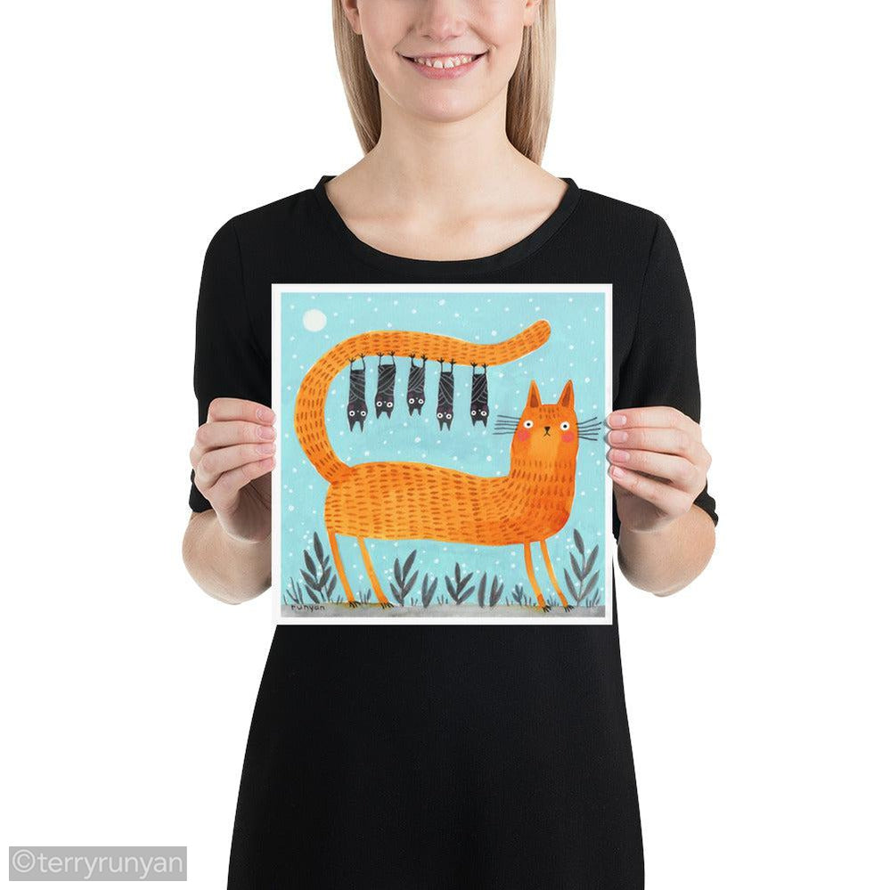 BAT BRACKET-Art Print-Terry Runyan Creative-Terry Runyan Creative