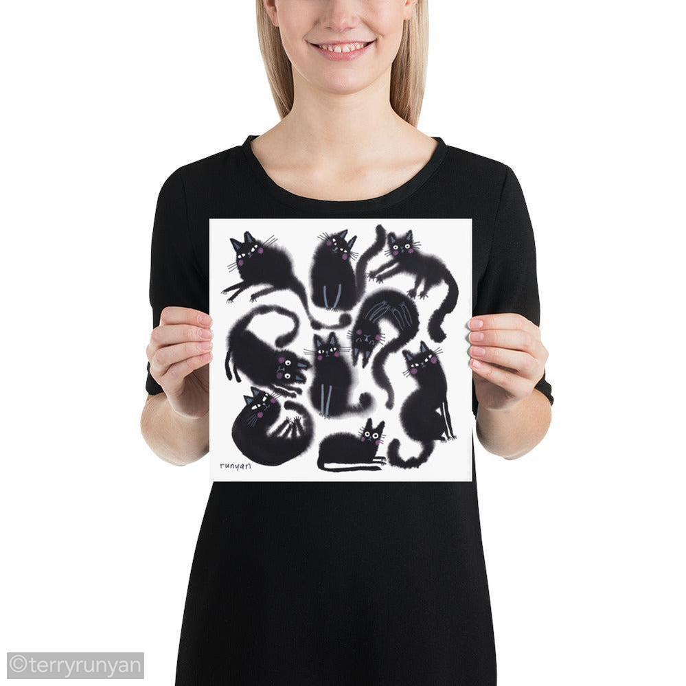 BLACK FLOOF GROUP Art Print-art print-Terry Runyan Creative-Terry Runyan Creative