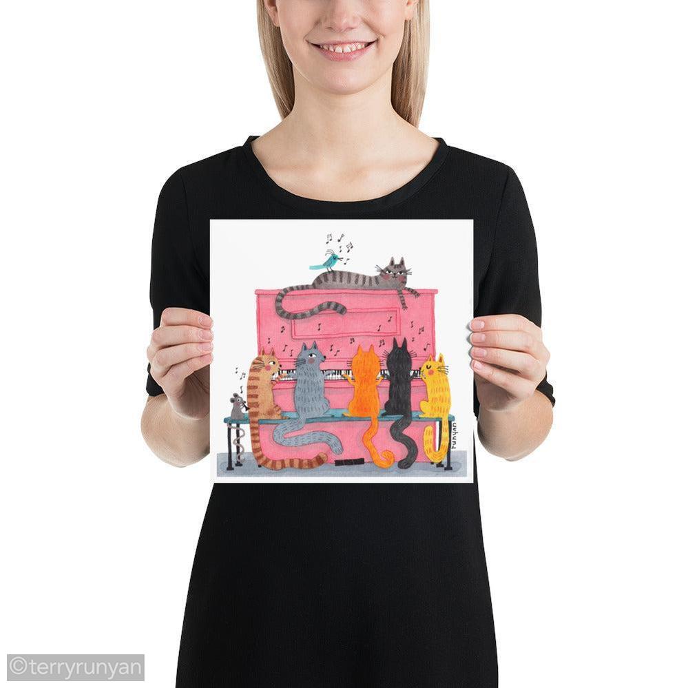 PINK PIANO-Art Print-Terry Runyan Creative-Terry Runyan Creative