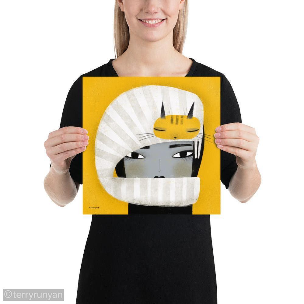 HAT SCARF COMBO Art Print-Art Print-Terry Runyan Creative-Terry Runyan Creative