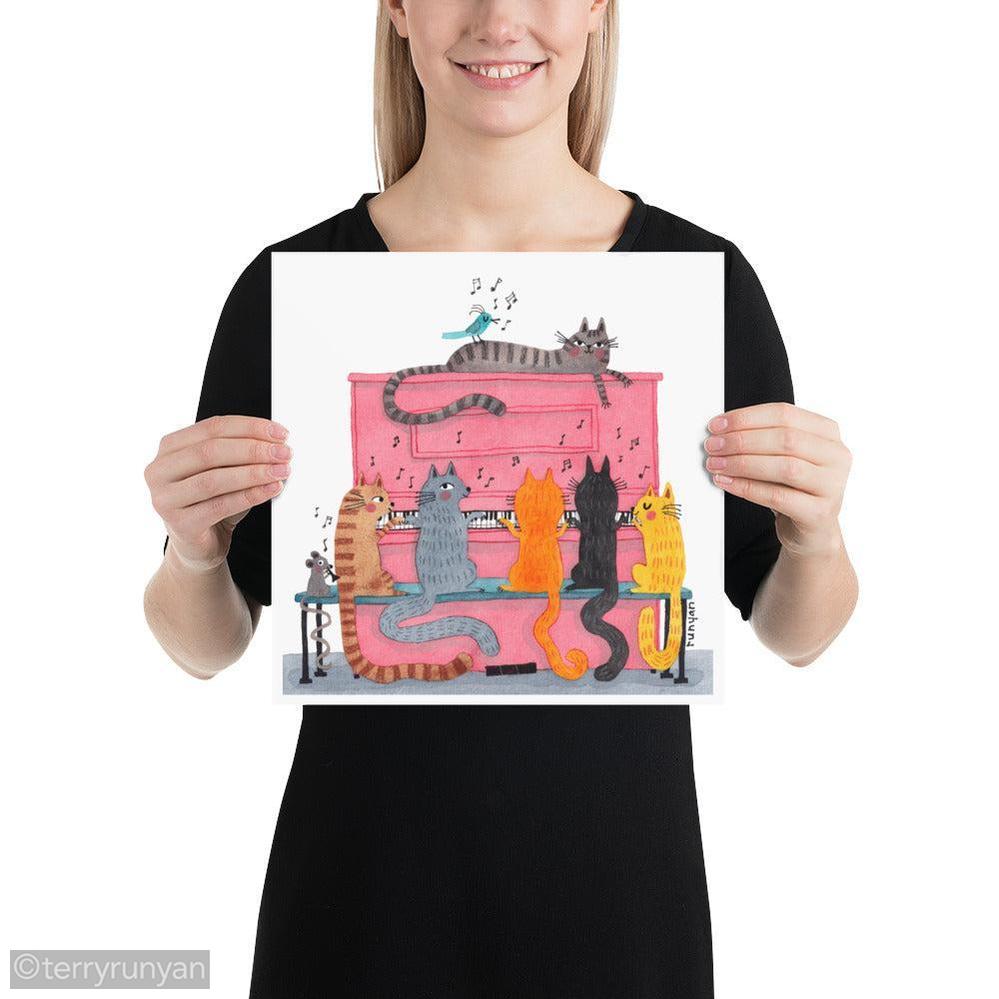 PINK PIANO-Art Print-Terry Runyan Creative-Terry Runyan Creative