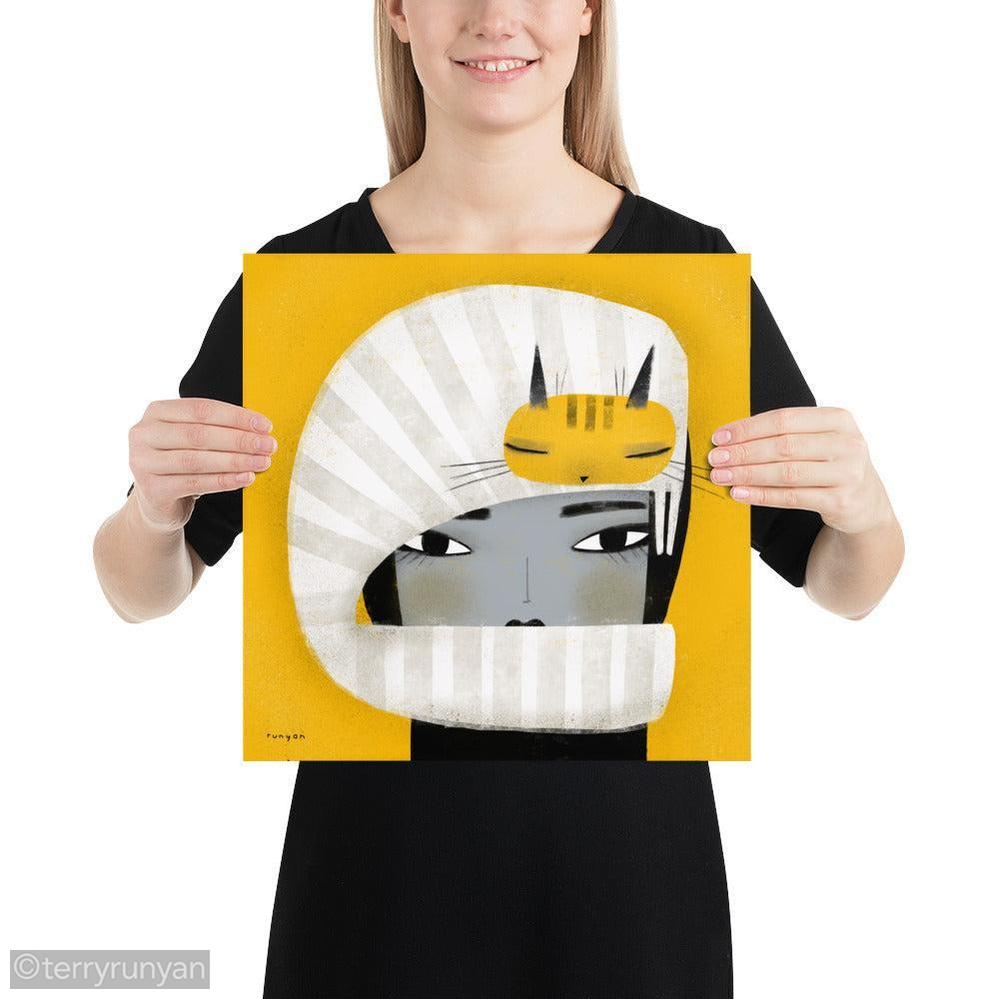 HAT SCARF COMBO Art Print-Art Print-Terry Runyan Creative-Terry Runyan Creative