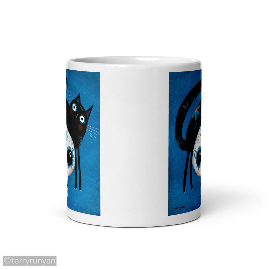 SUGAR SKULL MUG-Coffee Mug-Terry Runyan Creative-Terry Runyan Creative
