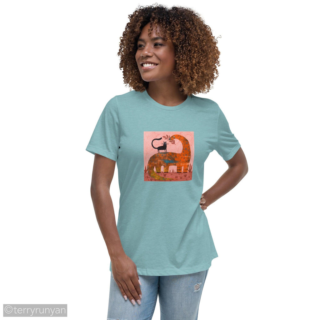 Dino Love 2 T-Shirt-T-Shirts-Terry Runyan Creative-Terry Runyan Creative