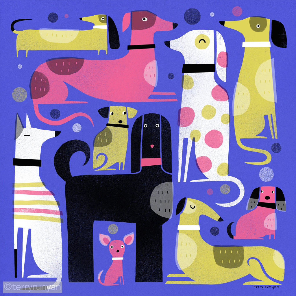 DOG PARK-Art Print-Terry Runyan Creative-Terry Runyan Creative