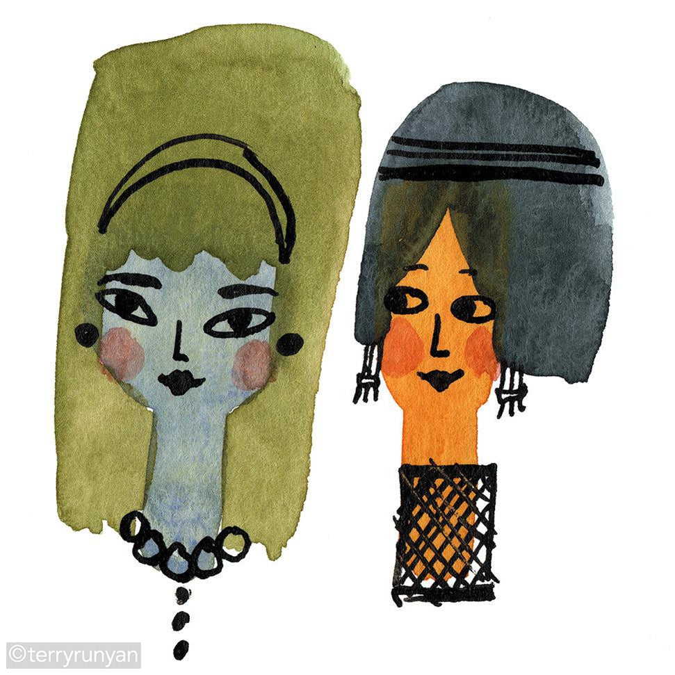 FEMALE FACES-Original Artwork-Terry Runyan Creative-Terry Runyan Creative