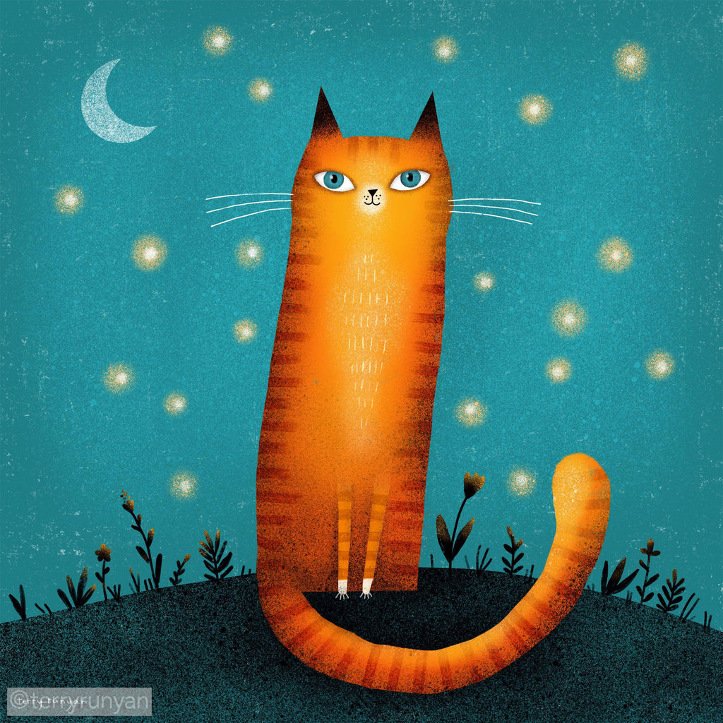 FIREFLY FRIEND-Art Print-Terry Runyan Creative-Terry Runyan Creative