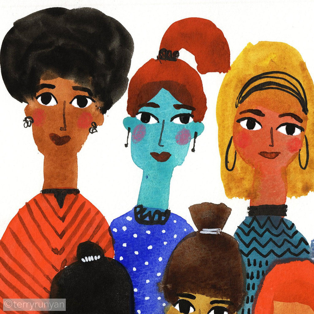 INTERNATIONAL WOMENS DAY 2-Original Artwork-Terry Runyan Creative-Terry Runyan Creative