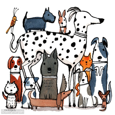 NATIONAL DOG DAY-Art Print-Terry Runyan Creative-Terry Runyan Creative