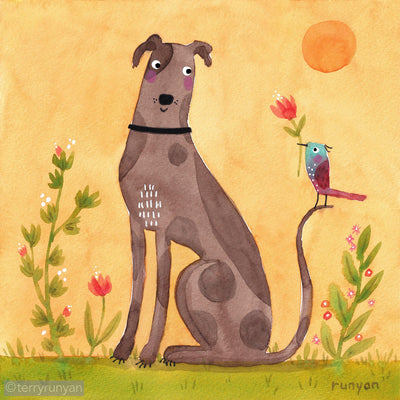 NEW FRIEND 2-Art Print-Terry Runyan Creative-Terry Runyan Creative