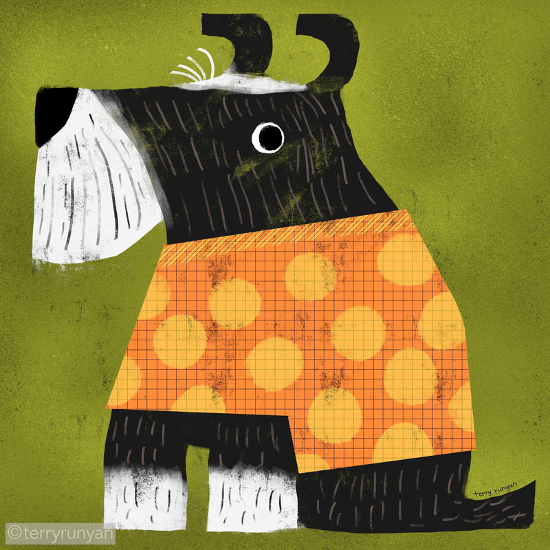 SCHNAUZER-Art Print-Terry Runyan Creative-Terry Runyan Creative