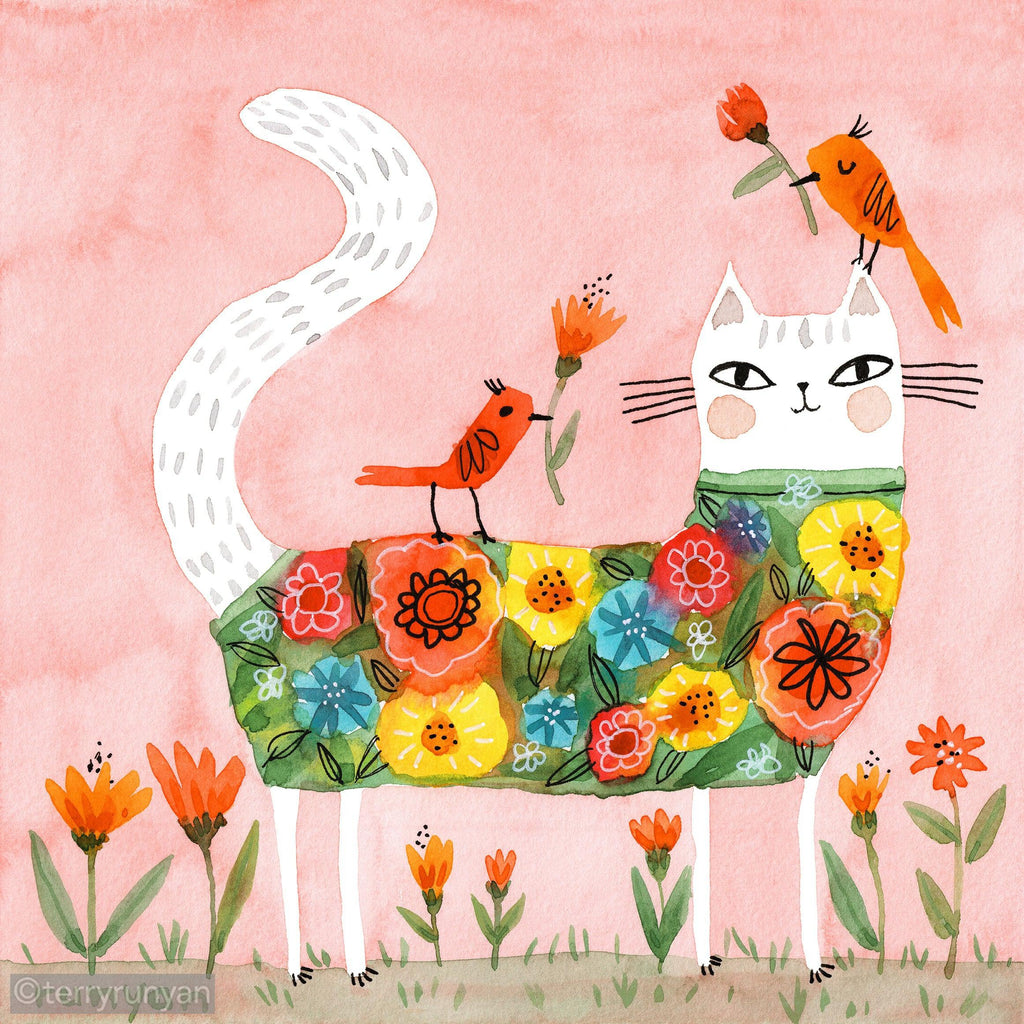 SPRING SWEATER Canvas Print-Canvas Prints-Terry Runyan Creative-Terry Runyan Creative