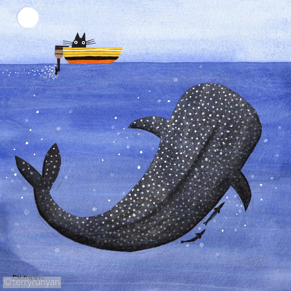 WHALE WATCHING-Art Print-Terry Runyan Creative-Terry Runyan Creative