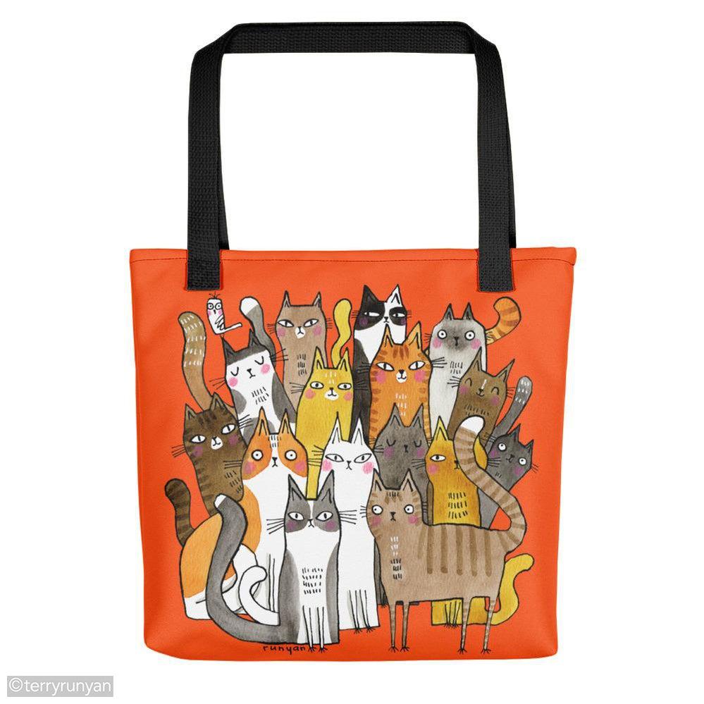 CAT BATCH Tote bag-Terry Runyan Creative-Terry Runyan Creative