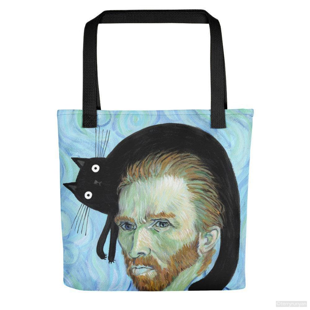 VAN GOGH'S CAT Tote bag-Terry Runyan Creative-Terry Runyan Creative