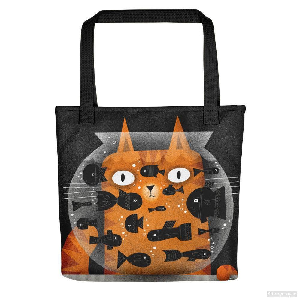 FISHING Tote bag-Tote Bags-Terry Runyan Creative-Terry Runyan Creative