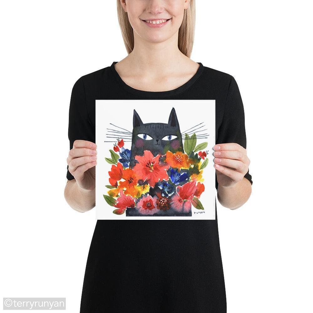 CAT BOUQUET-Art Print-Terry Runyan Creative-Terry Runyan Creative