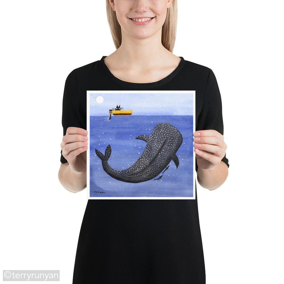 WHALE WATCHING-Art Print-Terry Runyan Creative-Terry Runyan Creative