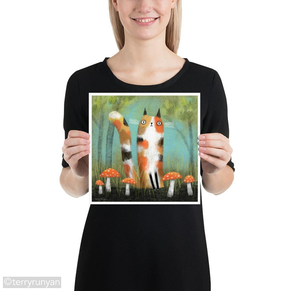 MUSHROOM LOVER-Art Print-Terry Runyan Creative-Terry Runyan Creative