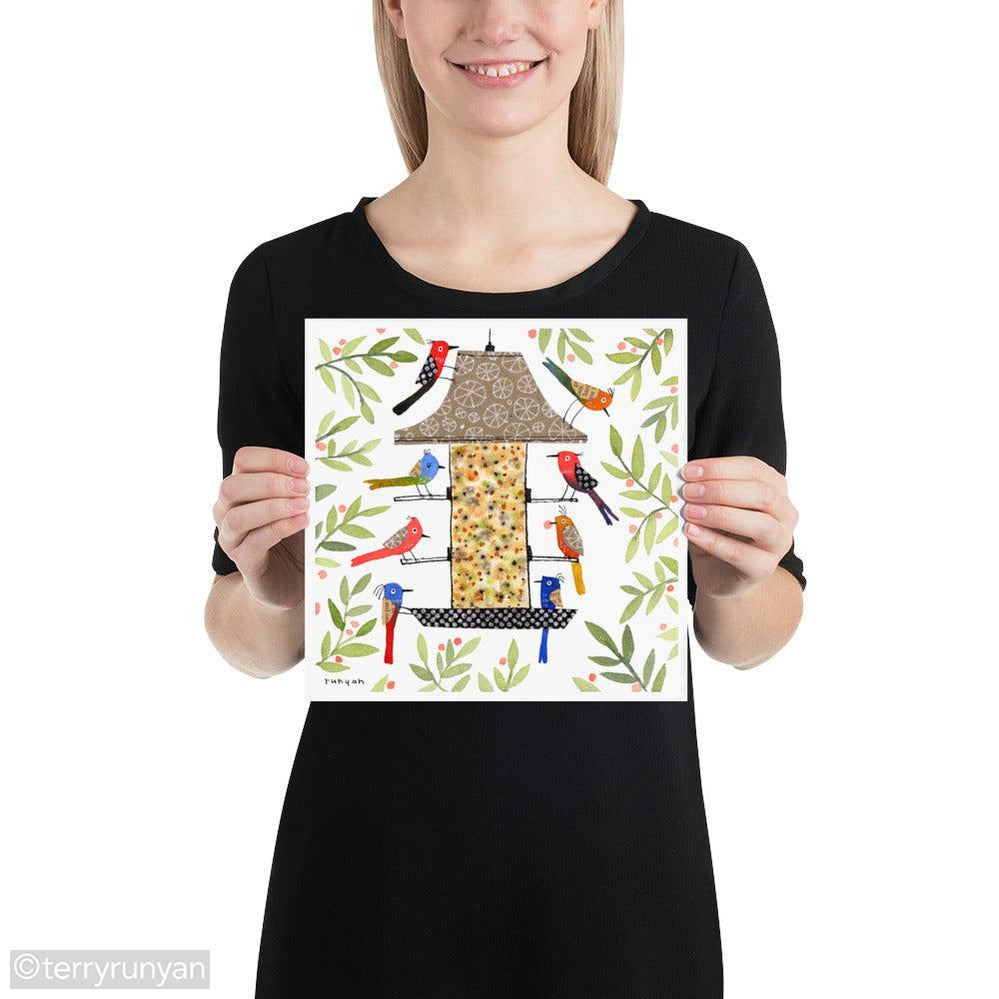 BIRD DINER-Art Print-Terry Runyan Creative-Terry Runyan Creative